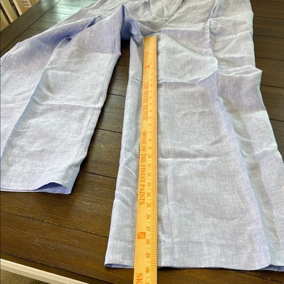 J. Crew Wide-leg Essential pant in linen Size 16 - Picture 5 of 13